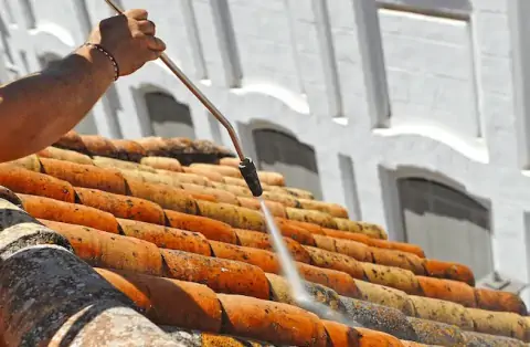 Nettoyage de toitures - Tilly